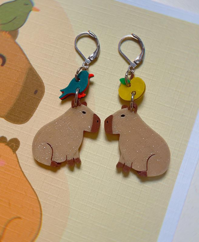 Capybara Earrings