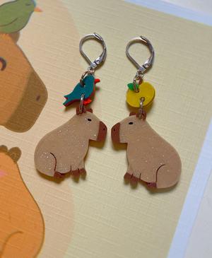 Capybara Earrings
