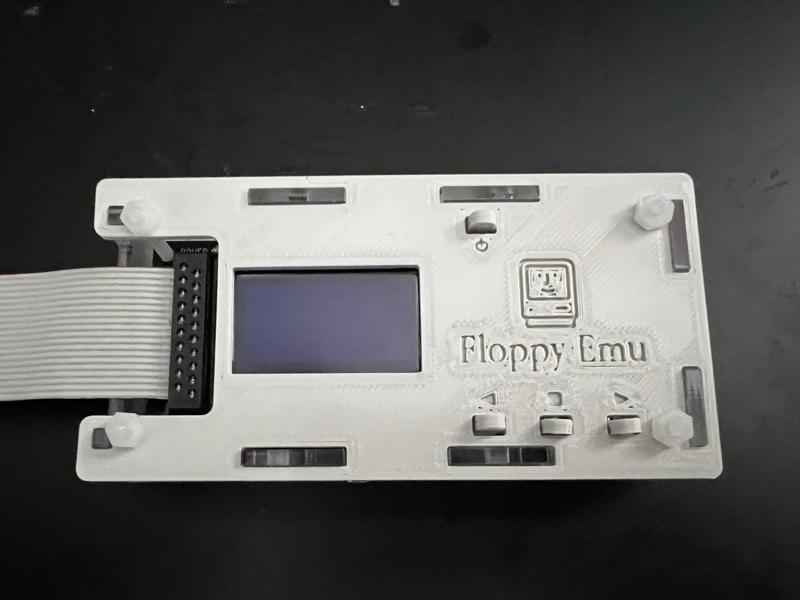 Floppy Emu Top Case with ribbon cable cutout