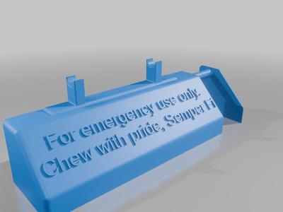 Emergency Crayon Holder for Hungry Marines 