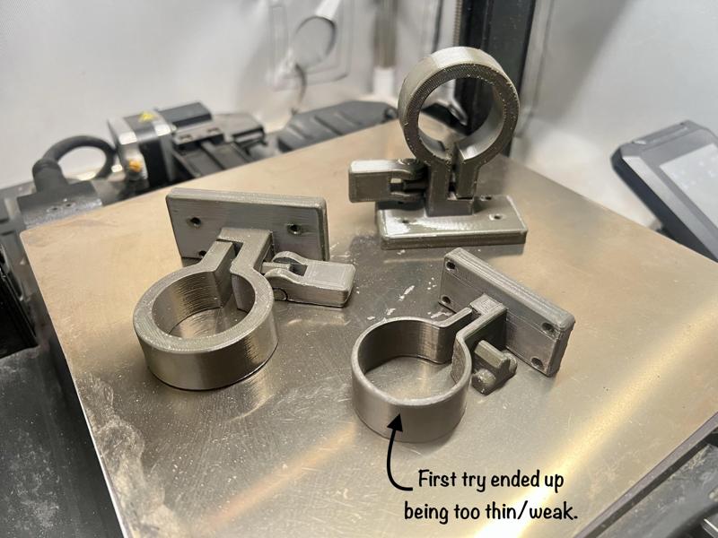 Adjustable Pipe Clamp Mount