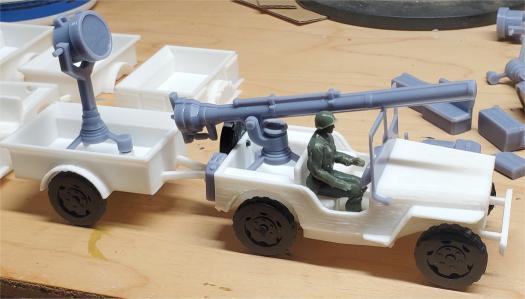 World War 2 Jeep GI Joe/ Rat Patrol Toy
