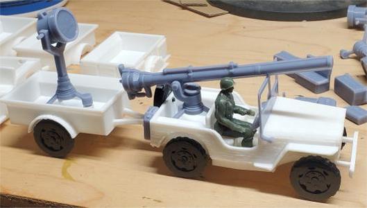 World War 2 Jeep GI Joe/ Rat Patrol Toy