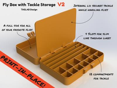 Fly Box with Tackle Storage V2