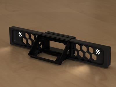 Thicc skirts for Voron Clicky Clack with TridentSkirtLights - 250mm