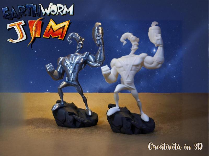 Earthworm Jim miniature