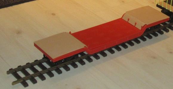 US Depressed Center Flat Car