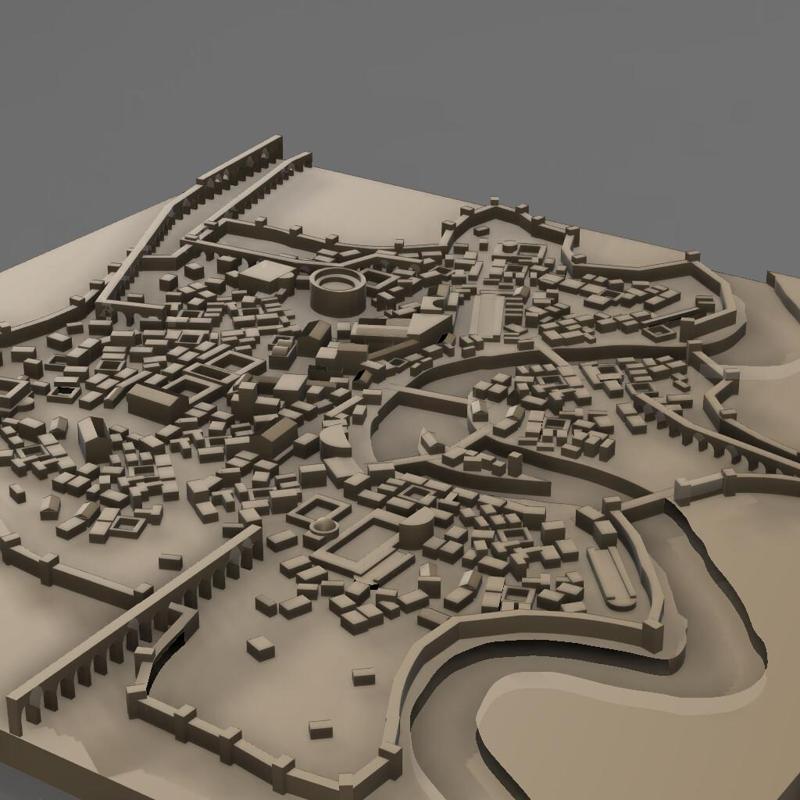 1:7500 Scale Map of Ancient Rome