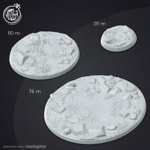 Dirt n Rocks - Bases Pack (Pre-Supported)
