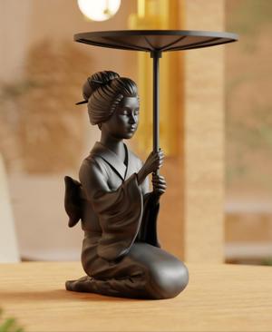 Silent Geisha Sculpture - Contemporary Japan-Inspired Art