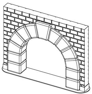 Self-Supporting Roman Arch