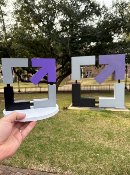 Learn Launch Lead Sculpture
