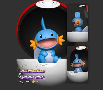 Mudkip cute - Free 3D print model
