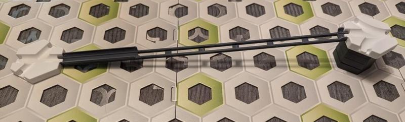Parametric Gravitrax Rail (1-6 tiles long)