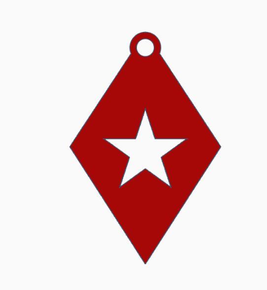 1 Star Diamond.stl