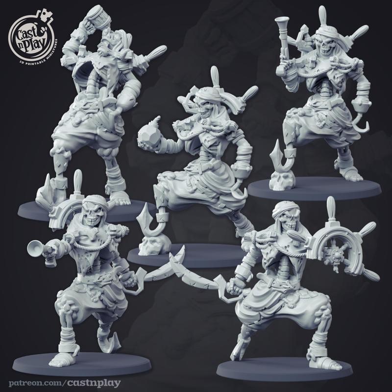 Cursed Skelleton (Pre-Supported)