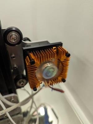 55mm heatsink / fan holder for Nema 17 stepper motor