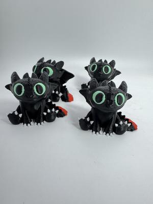 Toothless (3MF INCLUDED, NO SUPPORT)