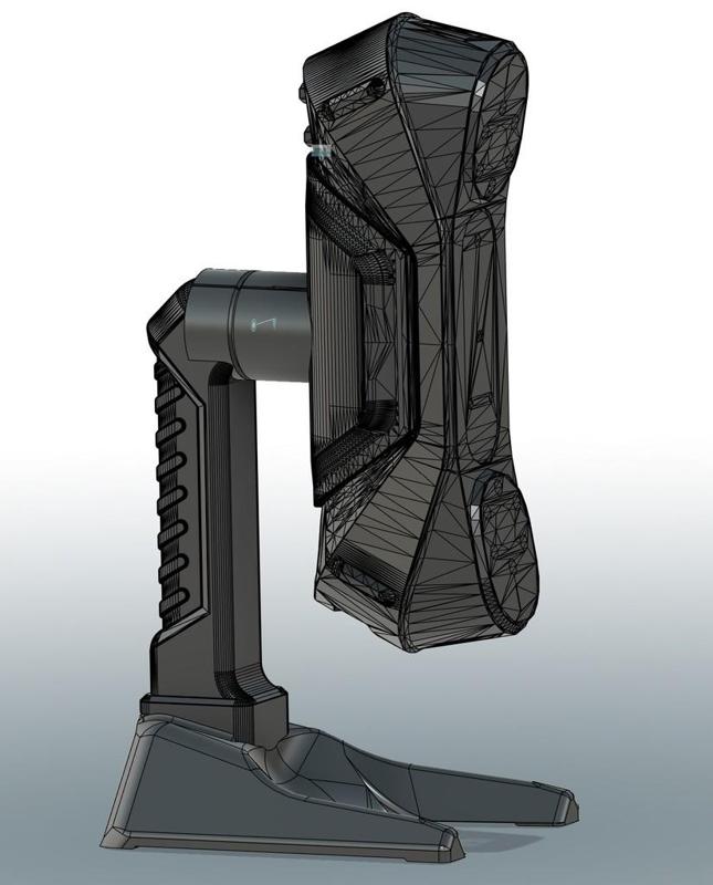 Rotatable Handle Grip Stand for Creality Raptor Scanner