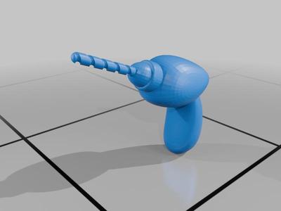 DRILL MACHINE TOY 3D PRINTABLE MODEL