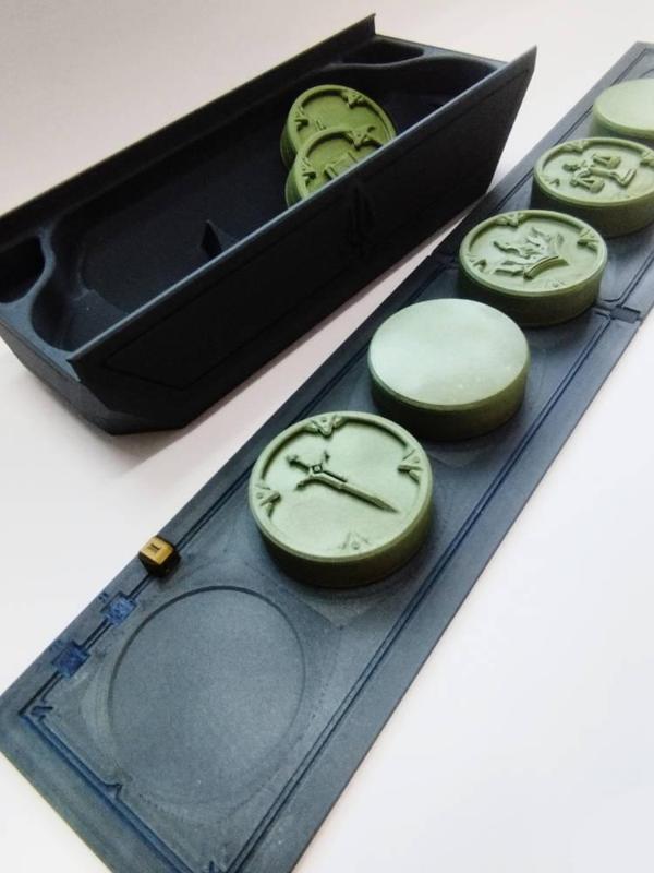 Tellstones - fully 3D printed set with box and playmat