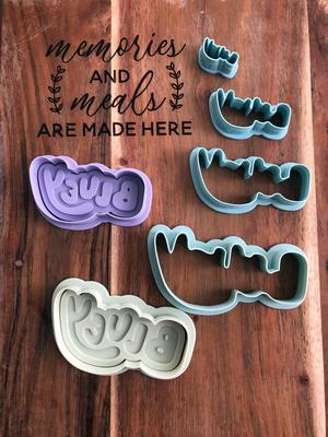 Bluey Logo Cookie Cutters and Stamps - FREE SAMPLE