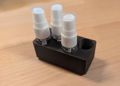 Gridfinity spray bottle holder 22mm diameter (7/8")