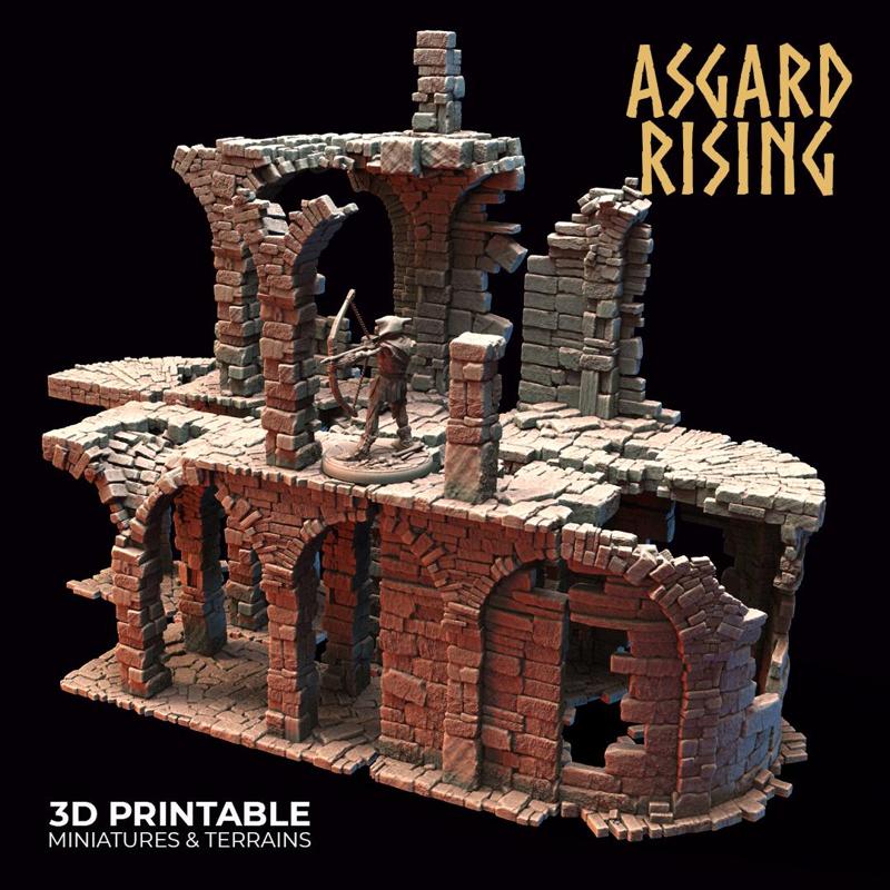 STONE CONSTRUCTIONS & RUINS /Modular Terrain/ /Pre-supported/