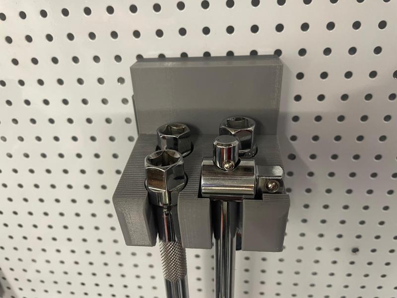 3/8" socket extension and t-bar holder