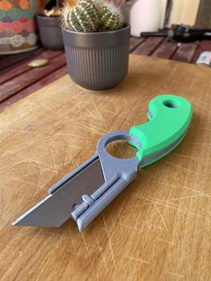 Ergo Utility Knife/Blade Holder w/sheath