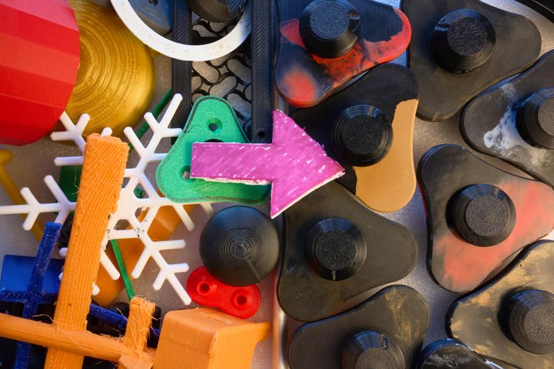 Recycled PLA fidget spinner kit