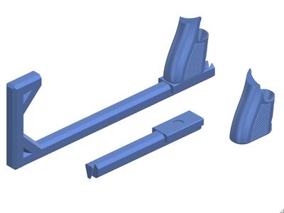 QUEST 3 Gun Stock right-handed improved