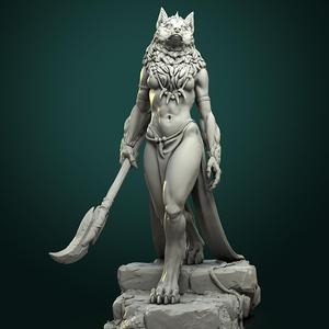 Oleana the Werewolf Queen pre-supported