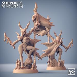 Ishtarra the Plague Queen - Plague-Mine Kobolds Beauty (Fantasy Pinup)