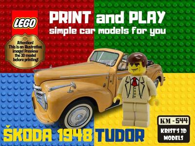 LEGO Škoda Tudor 1948 Cabrio