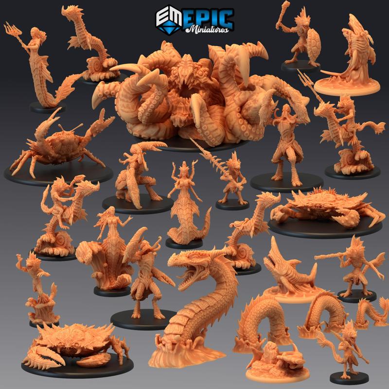 Endless Depth Set / Sea & Ocean Encounters Collection / Pre-Supported
