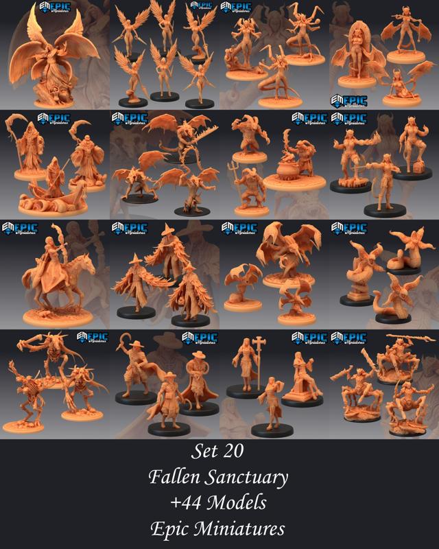 Fallen Sanctuary Set / Devil & Demon Encounter / Hell & Abyss Collection / Pre-Supported