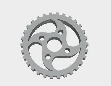 Four Axis Spiral Gear