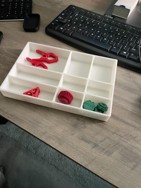 Partitioned Sorting Tray