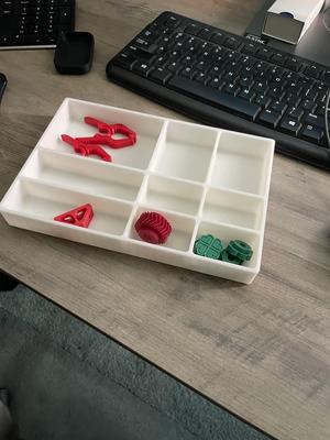 Partitioned Sorting Tray