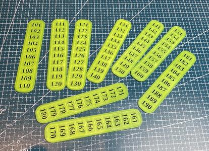 Bingo/Lottery sticks 1-2000