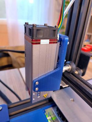 Mounting plate / adapter plate for lasermodule NEJE e40