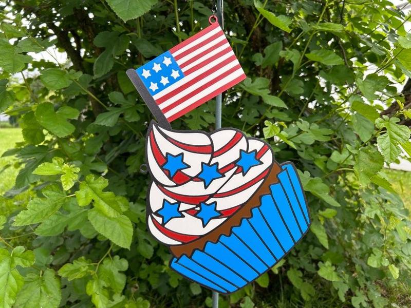 Fourth of July Cupcake Decoration