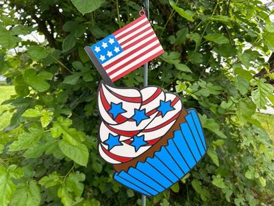 Fourth of July Cupcake Decoration