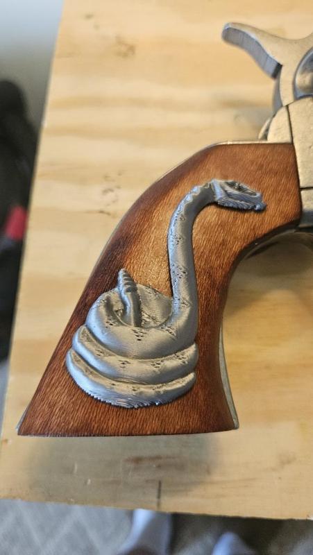Man with no name trilogy snakes for gun handles
