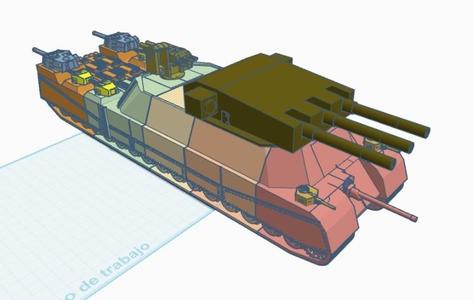 O-RO ultra super heavy tank