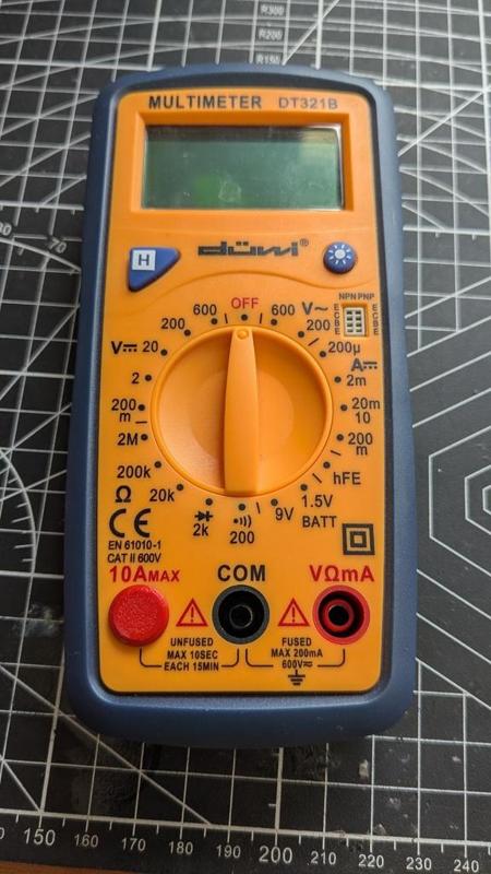Multimeter Unused hole dust cover