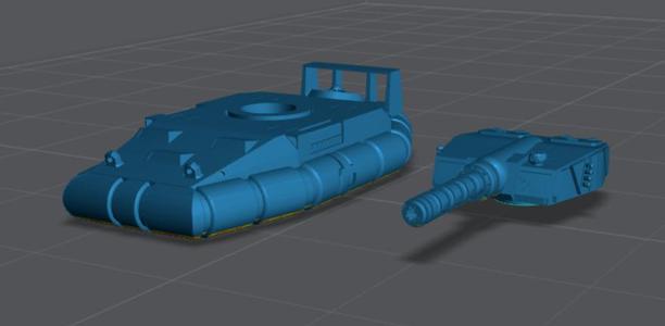 GaussPanzer MkIII Heavy hover tank (NA)