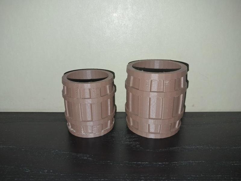 Barrel Shaped Shot Glass - 4 cl & 6 cl