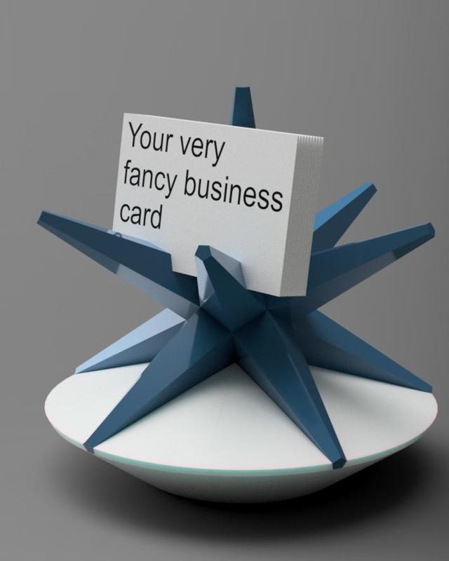 Star Business Card Holder